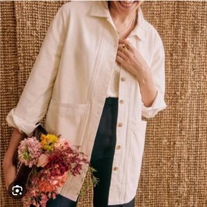 Sezane Will Jacket in Écru XS